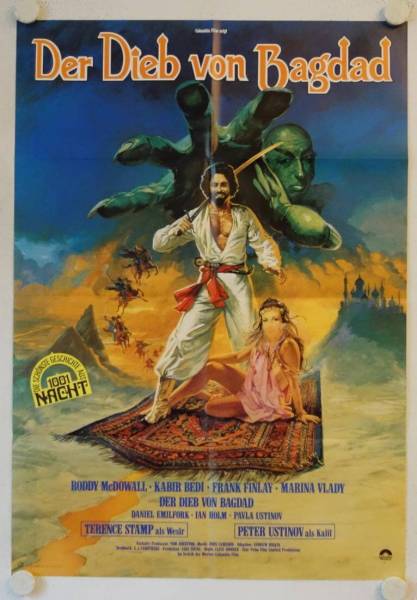 Der Dieb von Bagdad originales deutsches Filmplakat